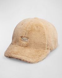 Rag & Bone - Addison Faux Fur Baseball Cap - Lyst