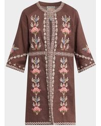 Johnny Was - Embroidered Linen Jacket - Lyst