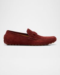 Ferragamo - Byte Suede Driving Shoes - Lyst