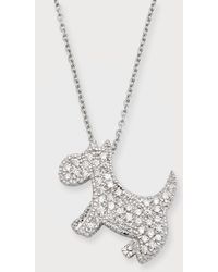 Roberto Coin - 18K Diamond Scottie Dog Pendant Necklace - Lyst