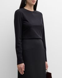 The Row - Iverness Long Sleeve Top - Lyst