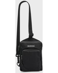 Balenciaga - Downtown Leather Messenger Bag - Lyst