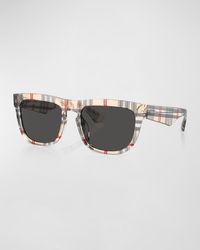 Burberry - Be4431U Acetate Square Sunglasses - Lyst