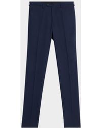 Kiton - Apos;S Solid Wool Twill Trousers - Lyst