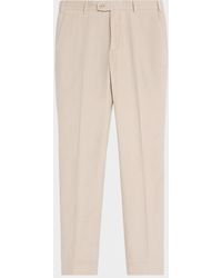 Brioni - Apos;S Cotton And Cashmere Flat-Front Trousers - Lyst