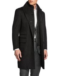 Corneliani - Apos;S Id Wool Top Coat - Lyst
