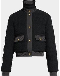 Moncler - Blandy Tweed Short Down Jacket - Lyst