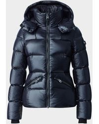 Mackage - Madalyn Lustrous Light Down Jacket With Hood - Lyst
