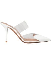 Alaïa - Leather Coeur Mules 90 - Lyst