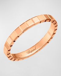 Chopard - Ice Cube 18k Rose Gold Ring - Lyst