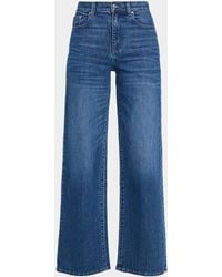 Le Jean - Column High-Rise Wide-Leg Jeans - Lyst