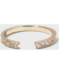 Lana Jewelry - Skinny Flawless Echo 14k Scattered Diamond Ring - Lyst