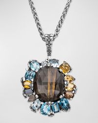 Stephen Dweck - Gold Hair Rutilated Quartz And Multi-stone Pendant Necklace - Lyst