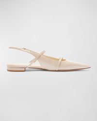 Alexandre Birman - Tita Patent Slingback Ballerina Flats - Lyst