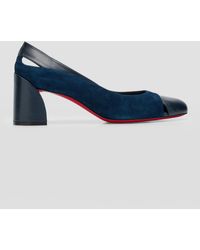 Christian Louboutin - Miss Duvette Mixed Leather Sole Pumps - Lyst