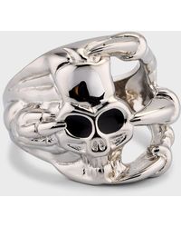 Givenchy - G Skull Ring - Lyst