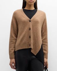 NAADAM - Button-Down Colorblock Wool-Cashmere Cardigan - Lyst