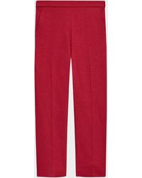 Theory - Treeca Good Linen Cropped Pull-On Ankle Pants - Lyst