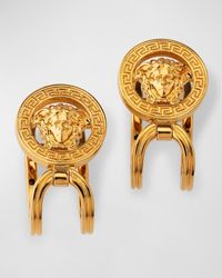 Versace - Medusa 95 Brass Earrings - Lyst