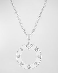BVLGARI - 18K Diamond Pendant Necklace - Lyst