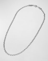 Konstantino - Sterling Silver Cable Chain Necklace, 22"l - Lyst