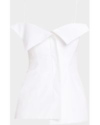 FFORME - Eilwen Tailored Cotton Sleeveless Top - Lyst