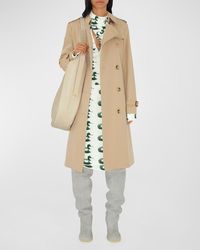 Burberry - Kensington Organic Belted Double-Breasted Long Trench Coat - Lyst
