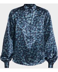 Kiton - Silk Henley Top - Lyst