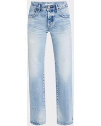 Moussy - Aurantia Straight Low-Rise Jeans - Lyst