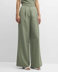 Dorothee Schumacher - Summer Cruise High-rise Pleated Wide-leg Pants - Lyst
