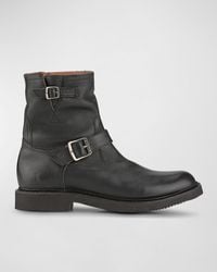 Frye - Dean Leather Moto Boots - Lyst