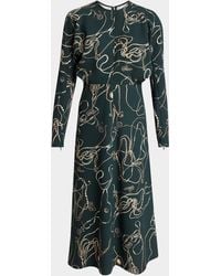 Victoria Beckham - Long Dolman-Sleeve Midi Dress - Lyst