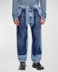 DIESEL - D-P-5-D 0Ghaw Tapered Jeans - Lyst