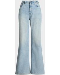 Polo Ralph Lauren - High-Rise Wide-Leg Jeans - Lyst