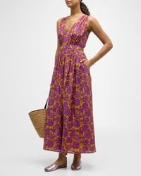 Xirena - Rayven Sleeveless Floral-Print Maxi Dress - Lyst