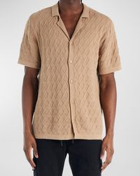 NANA JUDY - Antibes Knit Button-front Shirt - Lyst