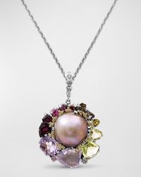 Stephen Dweck - Multi-stone And Mabe Pearl Necklace, 18"l - Lyst