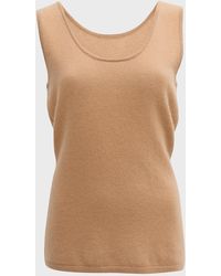 Neiman Marcus - Cashmere Basic Tank Top - Lyst