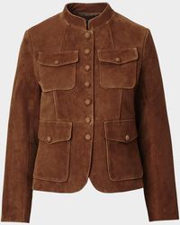 Rag & Bone - Mercer Suede Blazer - Lyst