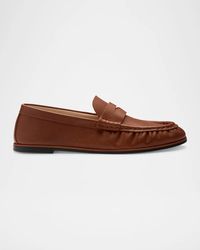 Stuart Weitzman - Spencer Leather Penny Loafers - Lyst