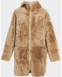 UTZON - Joli Reversible Hooded Teddy Jacket - Lyst