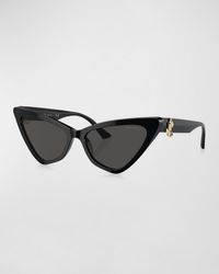 Jimmy Choo - Jc Logo Acetate Cat-Eye Sunglasses - Lyst