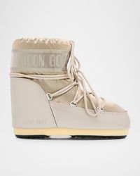 Moon Boot - Icon Glance Satin Low Snow Boots - Lyst