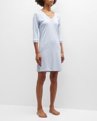 Hanro - Pure Essence 3/4-Sleeve Gown - Lyst