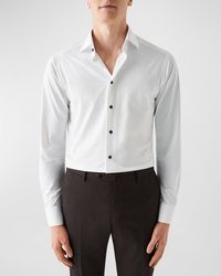 Eton - Contemporary Fit Cotton Twill Dress Shirt - Lyst