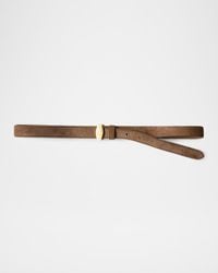 Veronica Beard - Dash Suede Belt - Lyst