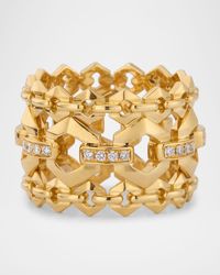 DRIES CRIEL - 18K Diamond Warrior Ring - Lyst