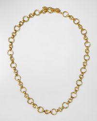 Elizabeth Locke - Bellariva 19k Gold Toggle Necklace, 17"l - Lyst