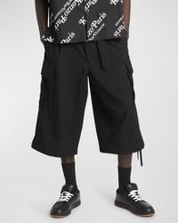 KENZO - Virgin Wool Tailored Cargo Shorts - Lyst