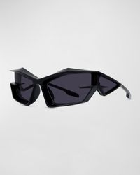 Givenchy - Givcut Nylon Wrap Sunglasses - Lyst
